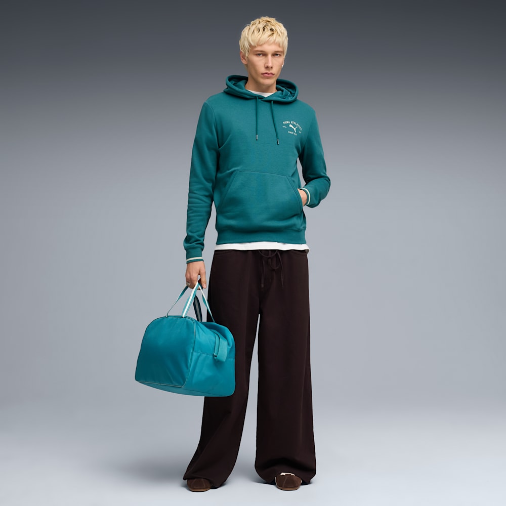 Puma Men's Class Graphic Fleece Emerald Hoodie