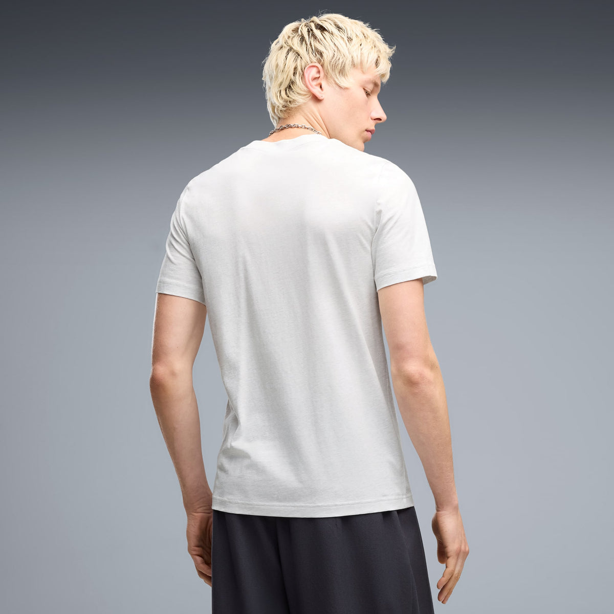 PUMA MEN'S CLASS GRAPHIC WHITE HEATHER TEE