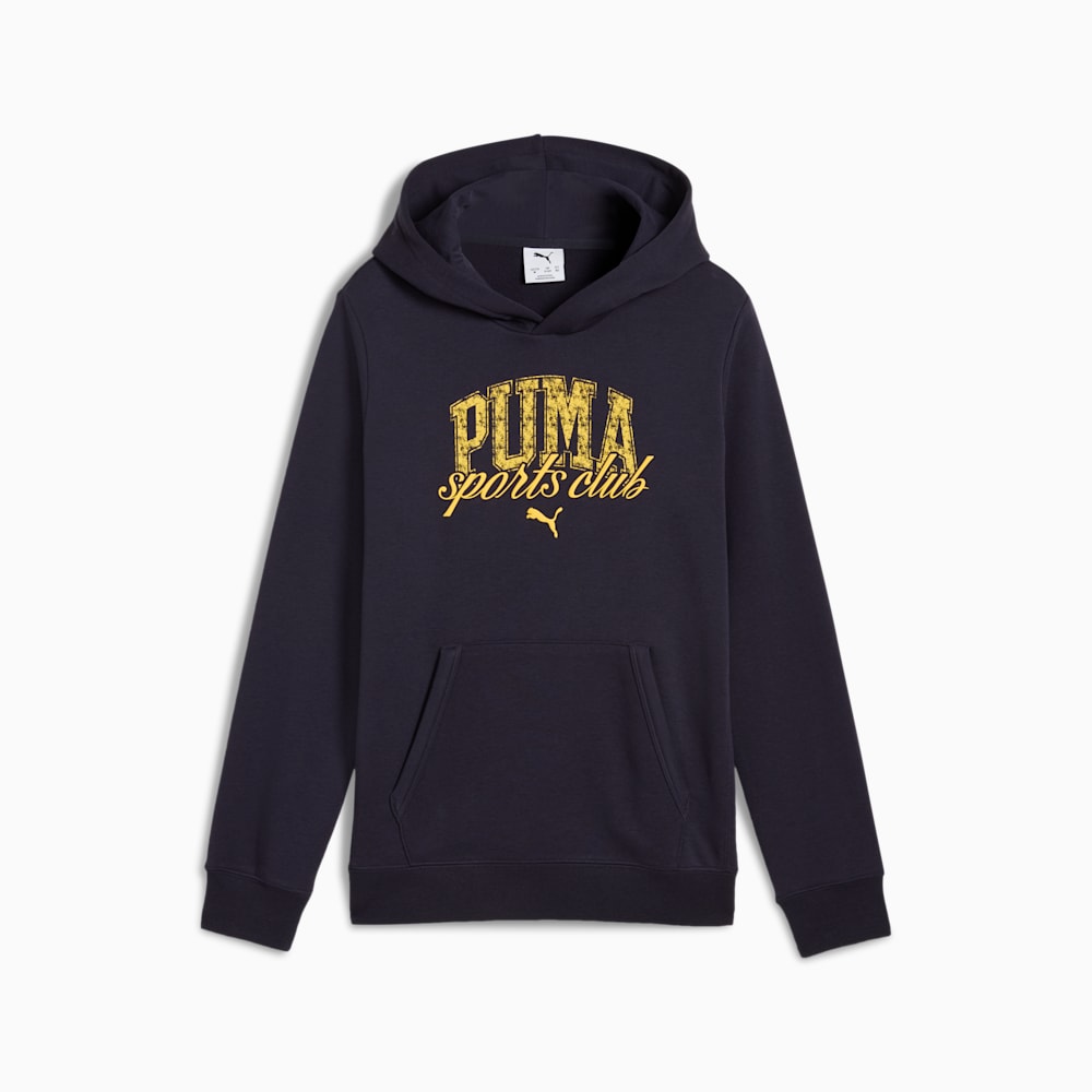 Puma Kid's Class French Terry Navy Hoodie