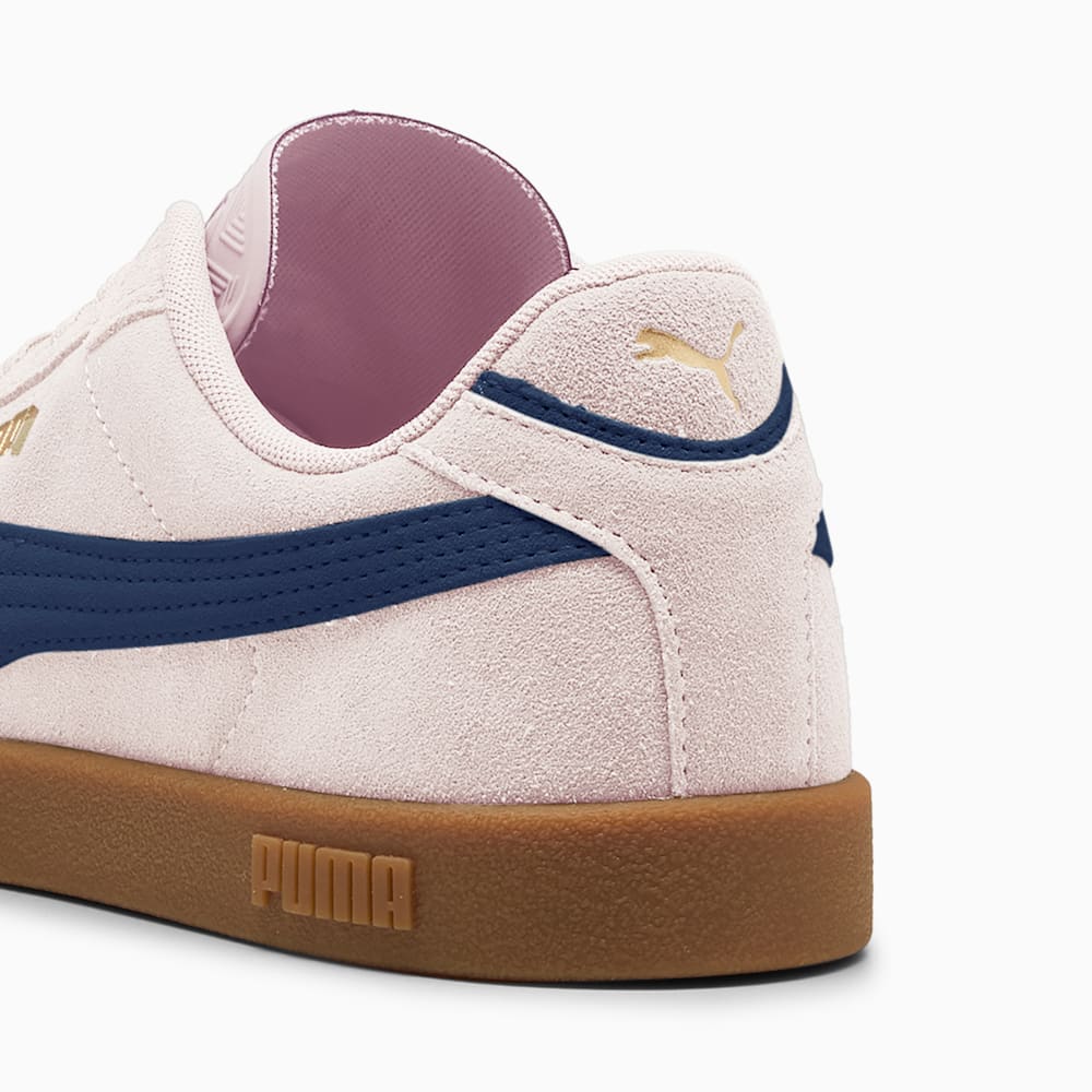 Puma Men's Club Suede Flower Pink/Blue Sneaker Shoes