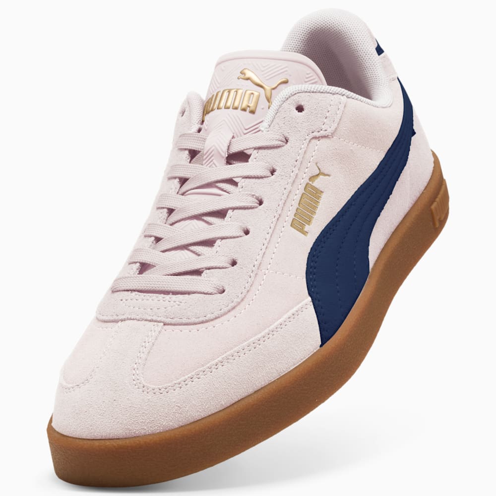 Puma Men's Club Suede Flower Pink/Blue Sneaker Shoes