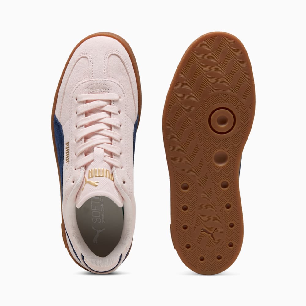 Puma Men's Club Suede Flower Pink/Blue Sneaker Shoes