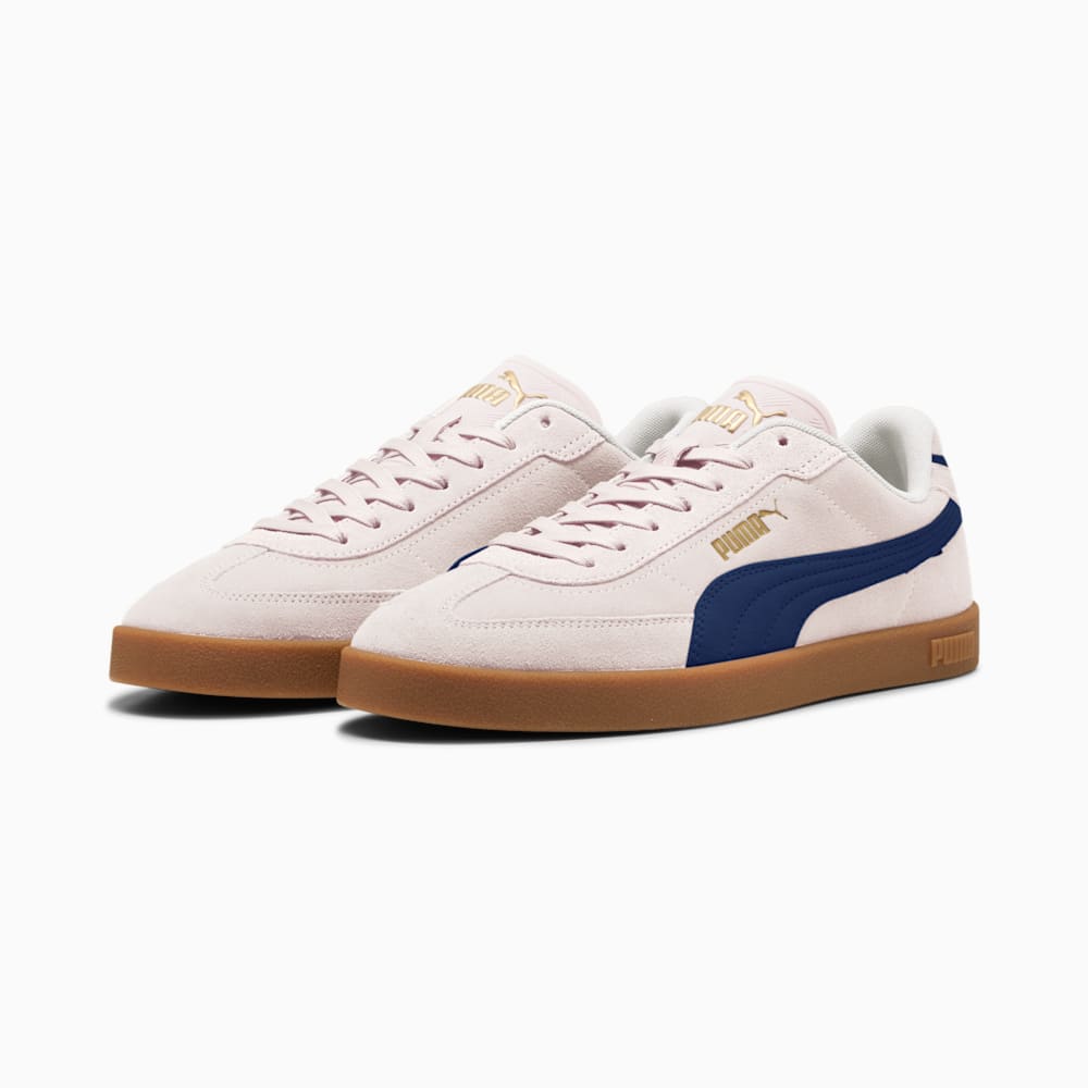 Puma Men's Club Suede Flower Pink/Blue Sneaker Shoes