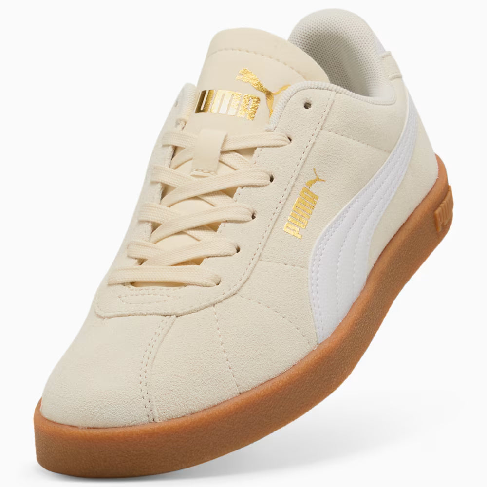 PUMA WOMEN'S CLUB II ALPINE SNOW/WHITE SNEAKER SHOES
