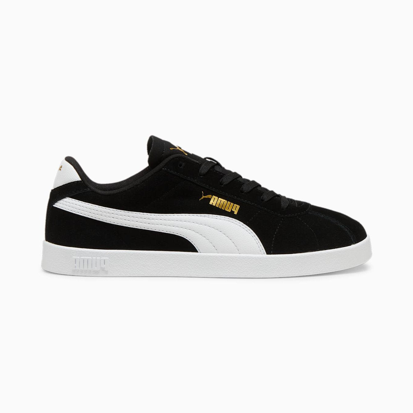 Puma Men's Club Ii Black/White Sneaker Shoes