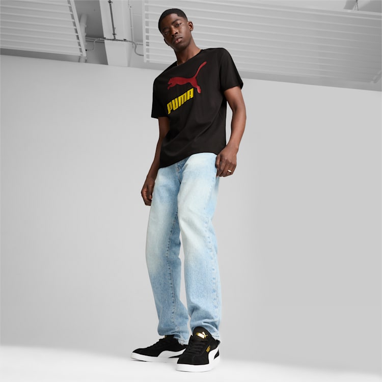 Puma Men's Club Ii Black/White Sneaker Shoes