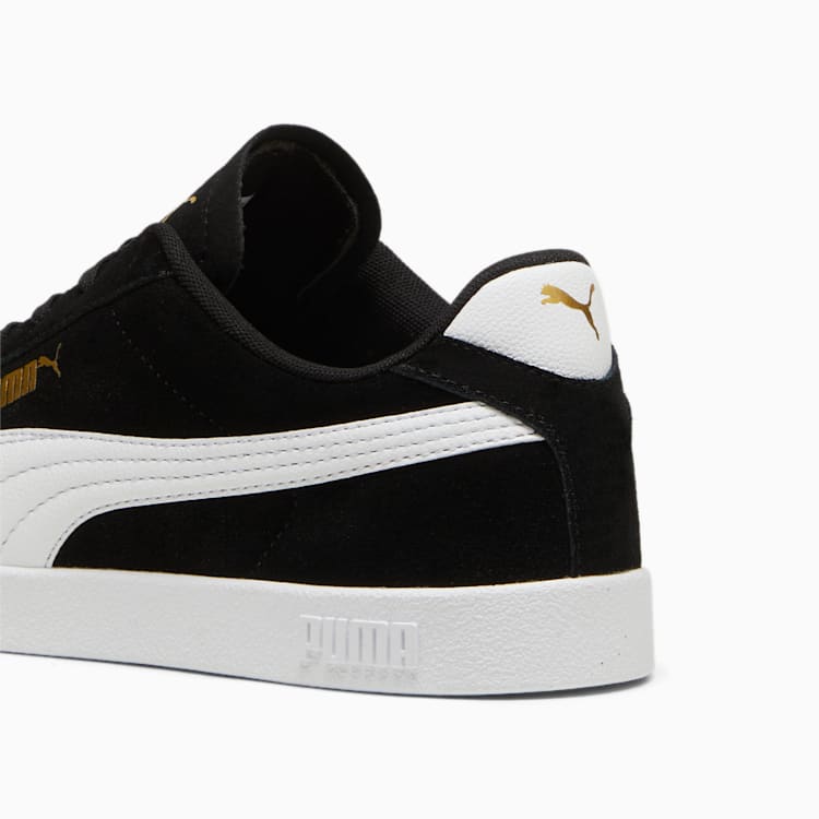 Puma Men's Club Ii Black/White Sneaker Shoes