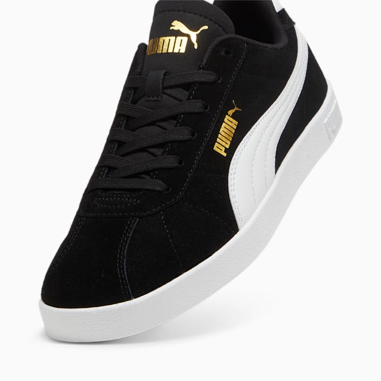 Puma Men's Club Ii Black/White Sneaker Shoes
