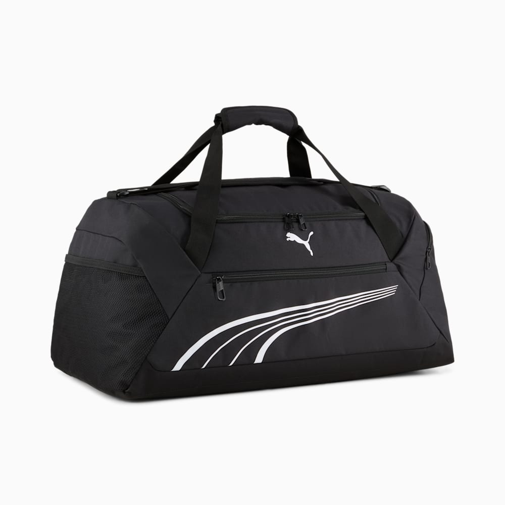 Puma Fundamental Grip Sports Medium Black Duffle Bag