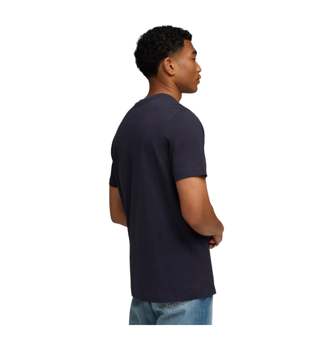 Puma Men's Essentials 2 Colour Logo Navy Tee