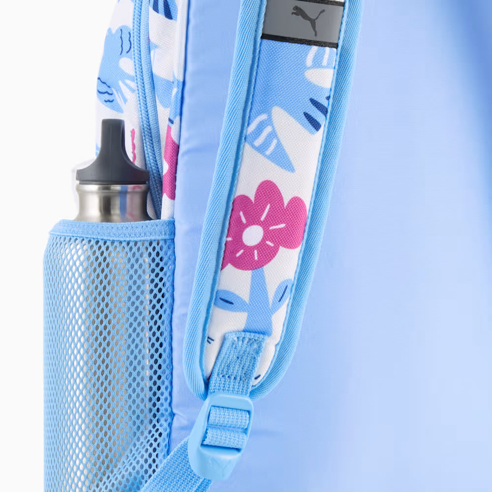 PUMA PHASE SMALL 13L FORESTER ALL-OVER PRINT IVORY/BLUE BACKPACK