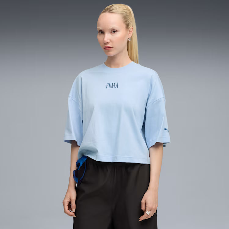 Puma Women's Premium Oversized Graphic Tropic Tee