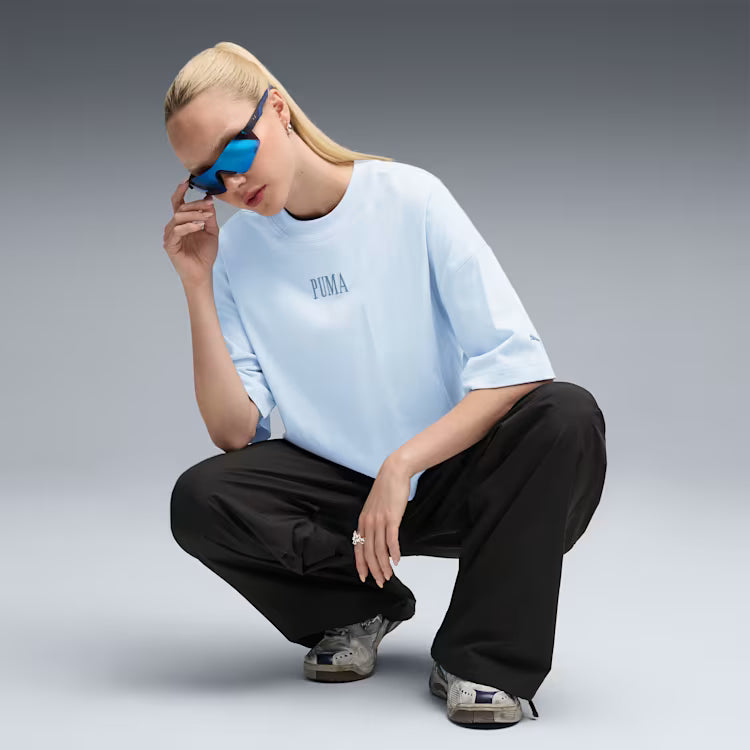 Puma Women's Premium Oversized Graphic Tropic Tee