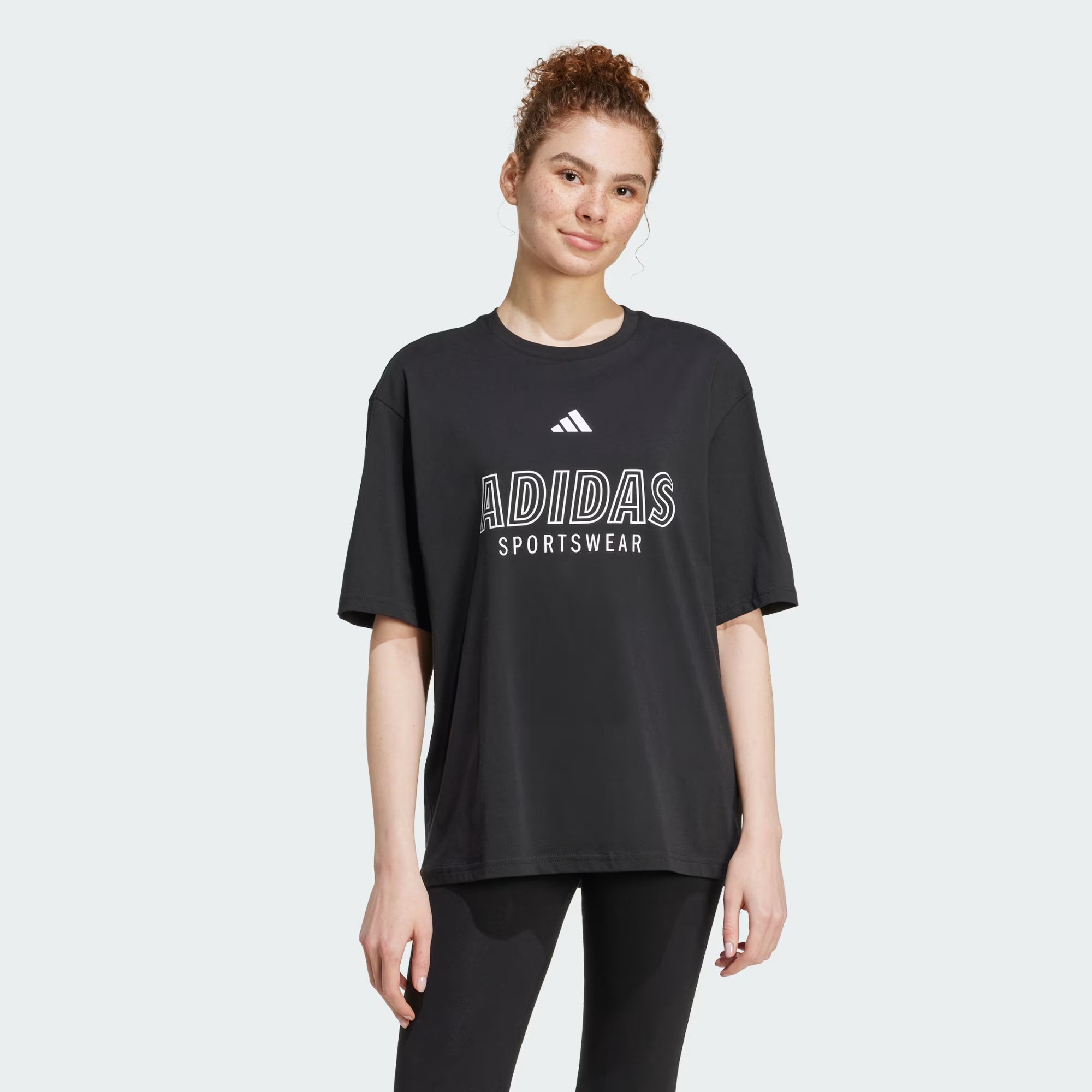 Adidas Women's House Of Tiro Black Tee