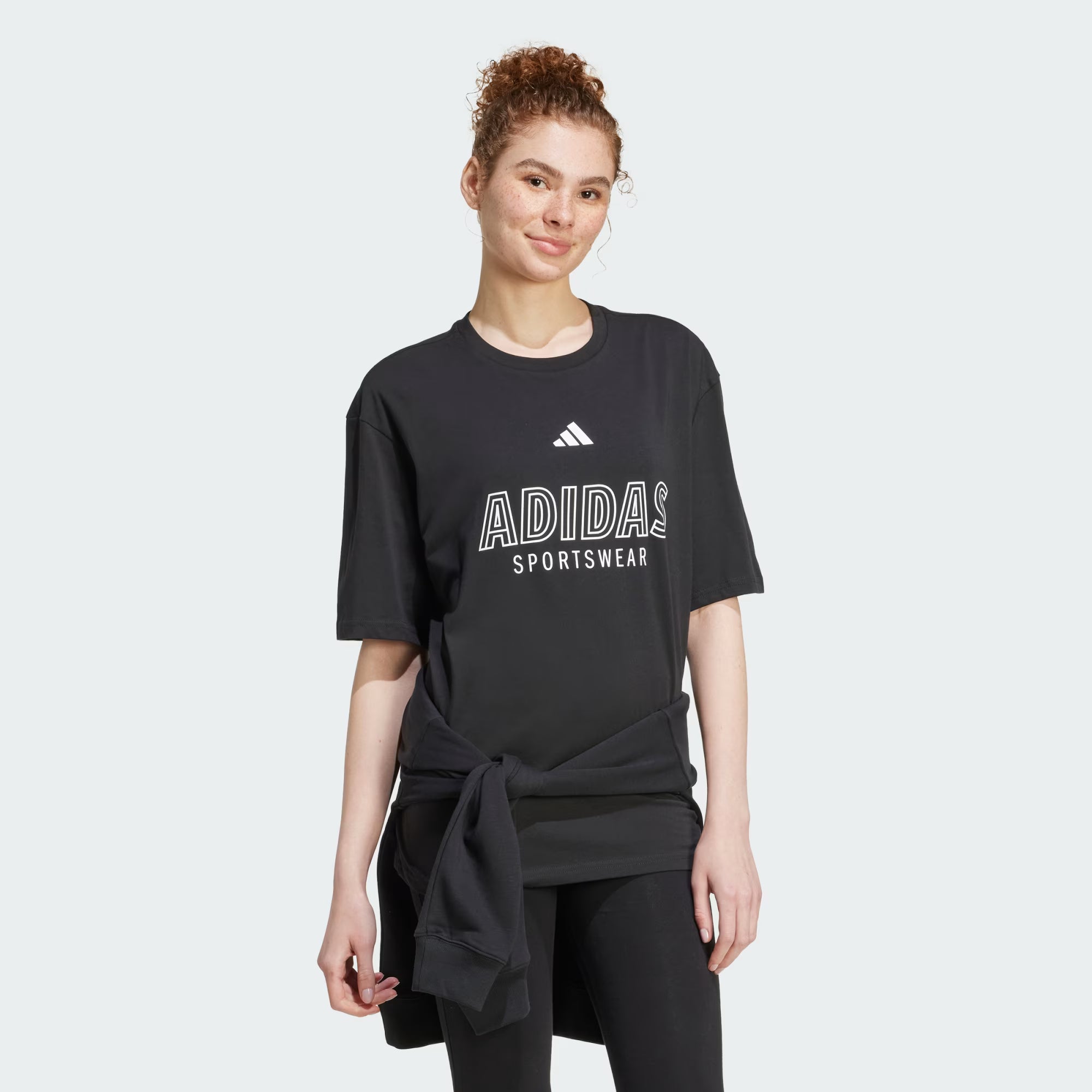 Adidas Women's House Of Tiro Black Tee