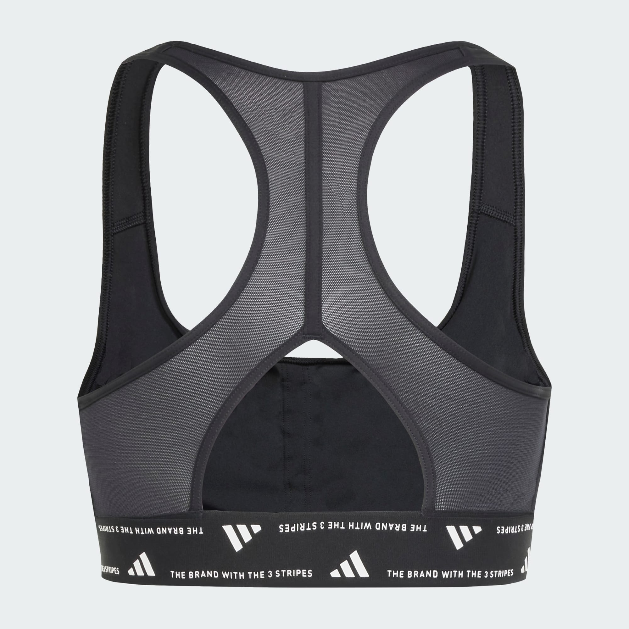 Adidas Women's Powerreact Training Medium-Support Black Bra