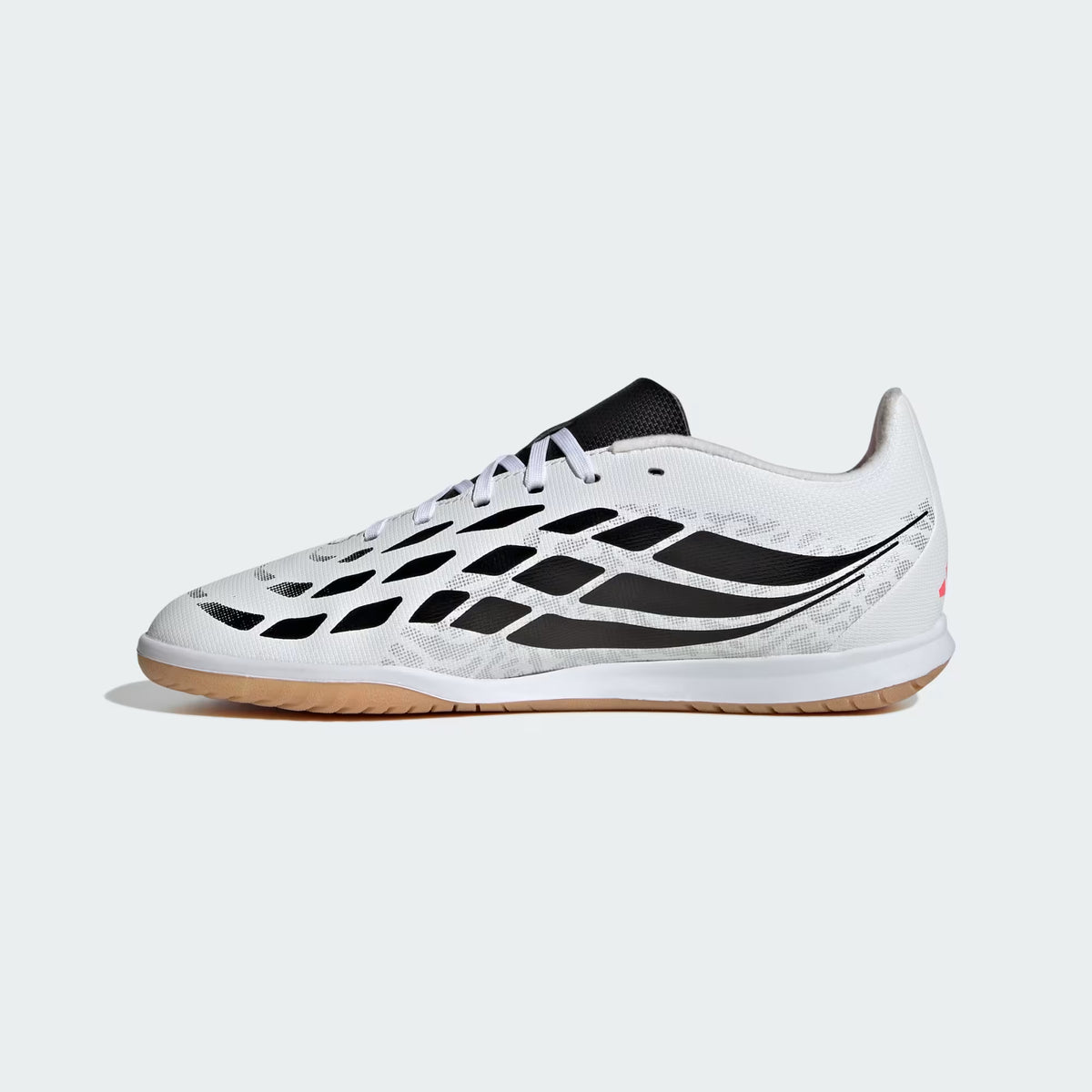 ADIDAS KID'S PREDATOR CLUB SALA INDOOR WHITE/BLACK/PINK FOOTBALL BOOTS