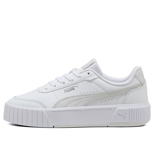 Puma Women's Carina Mia White/Silver Sneaker Shoes