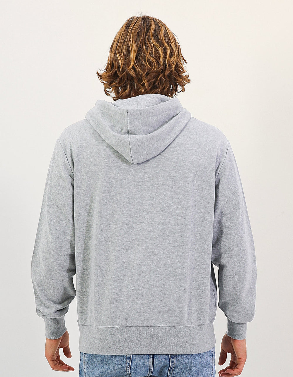 RUSSELL ATHLETIC MEN'S SCRIPT GREY HOODIE