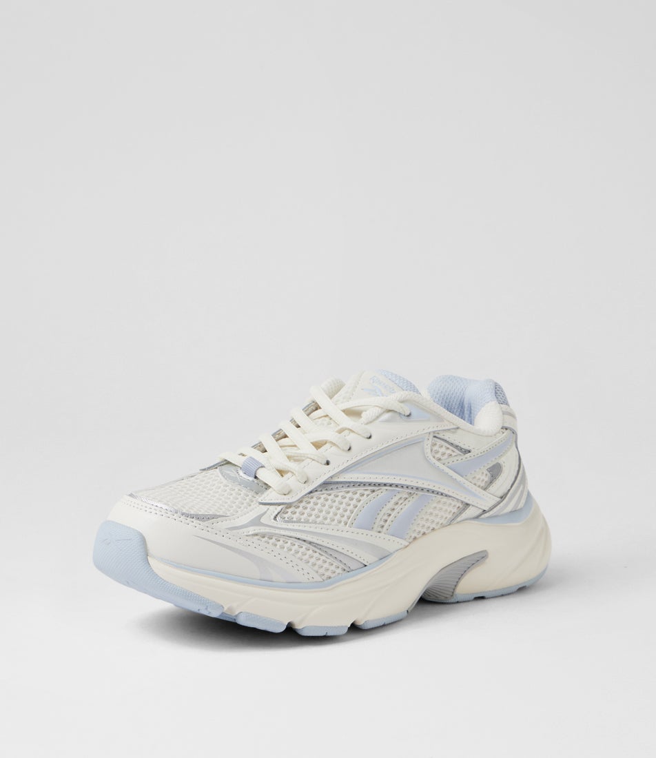 REEBOK WOMEN'S BELWAVE BLUE/CHALK/GREY SNEAKER SHOES