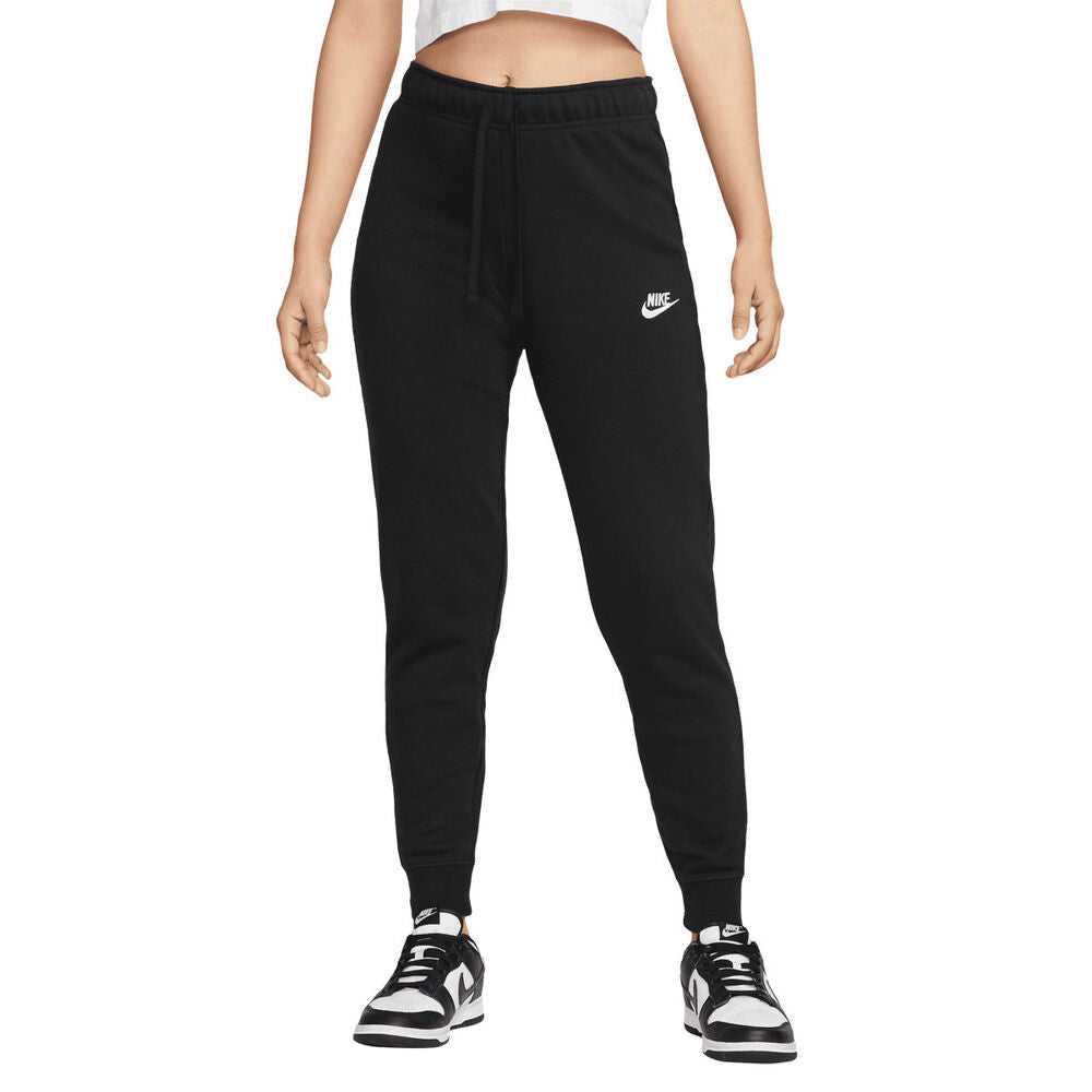 NIKE WOMEN'S SPORTSWEAR CLUB FLEECE BLACK TRACKPANTS