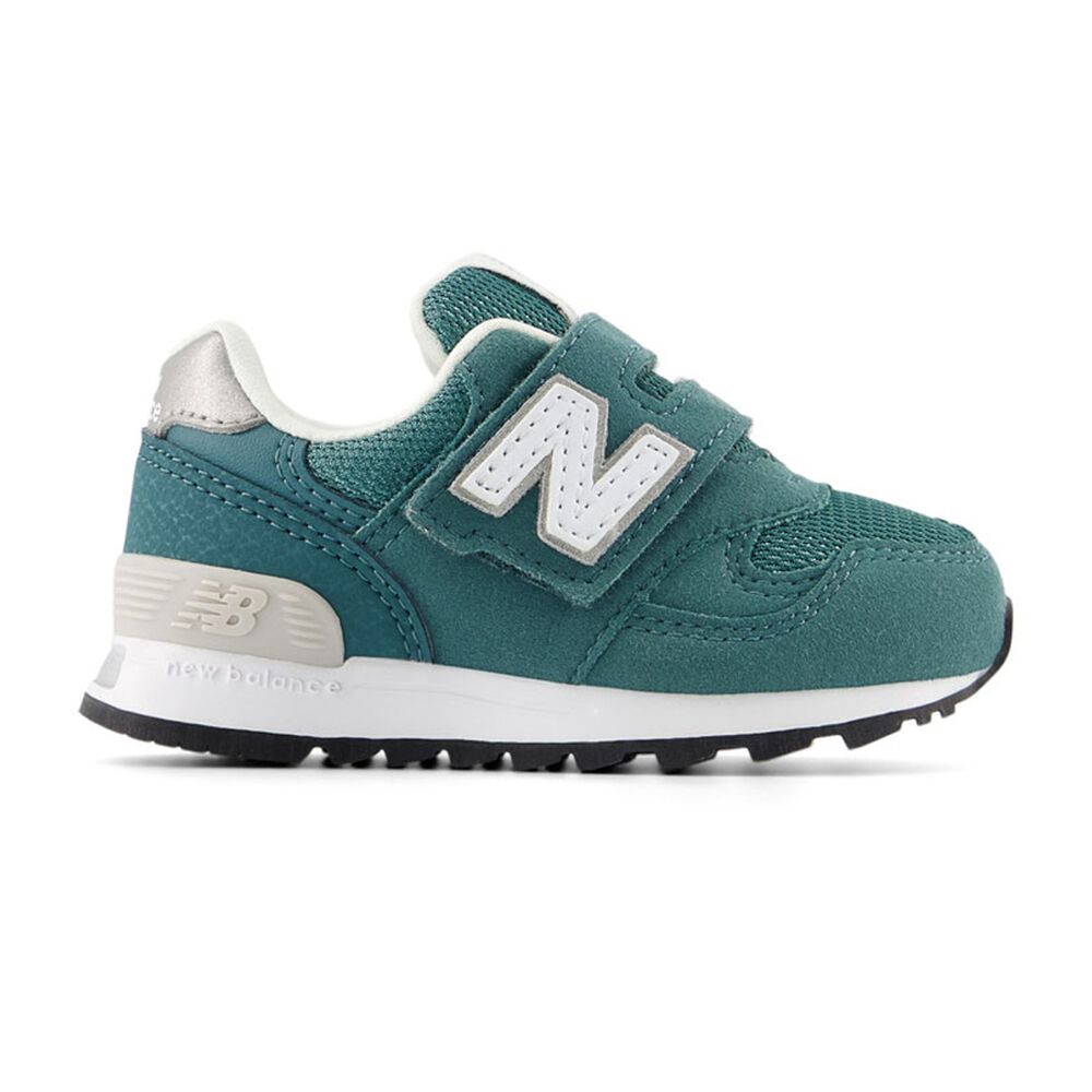 New Balance Kid's 313 Hook N' Loop New Spruce Green Sneaker Shoes