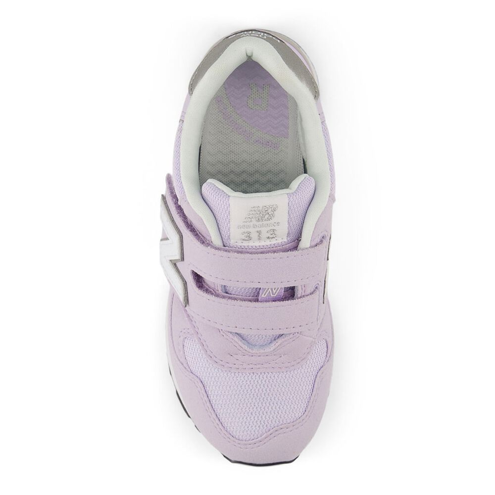 New Balance Kid's 313 Hook N' Loop Lavender Sneaker Shoes