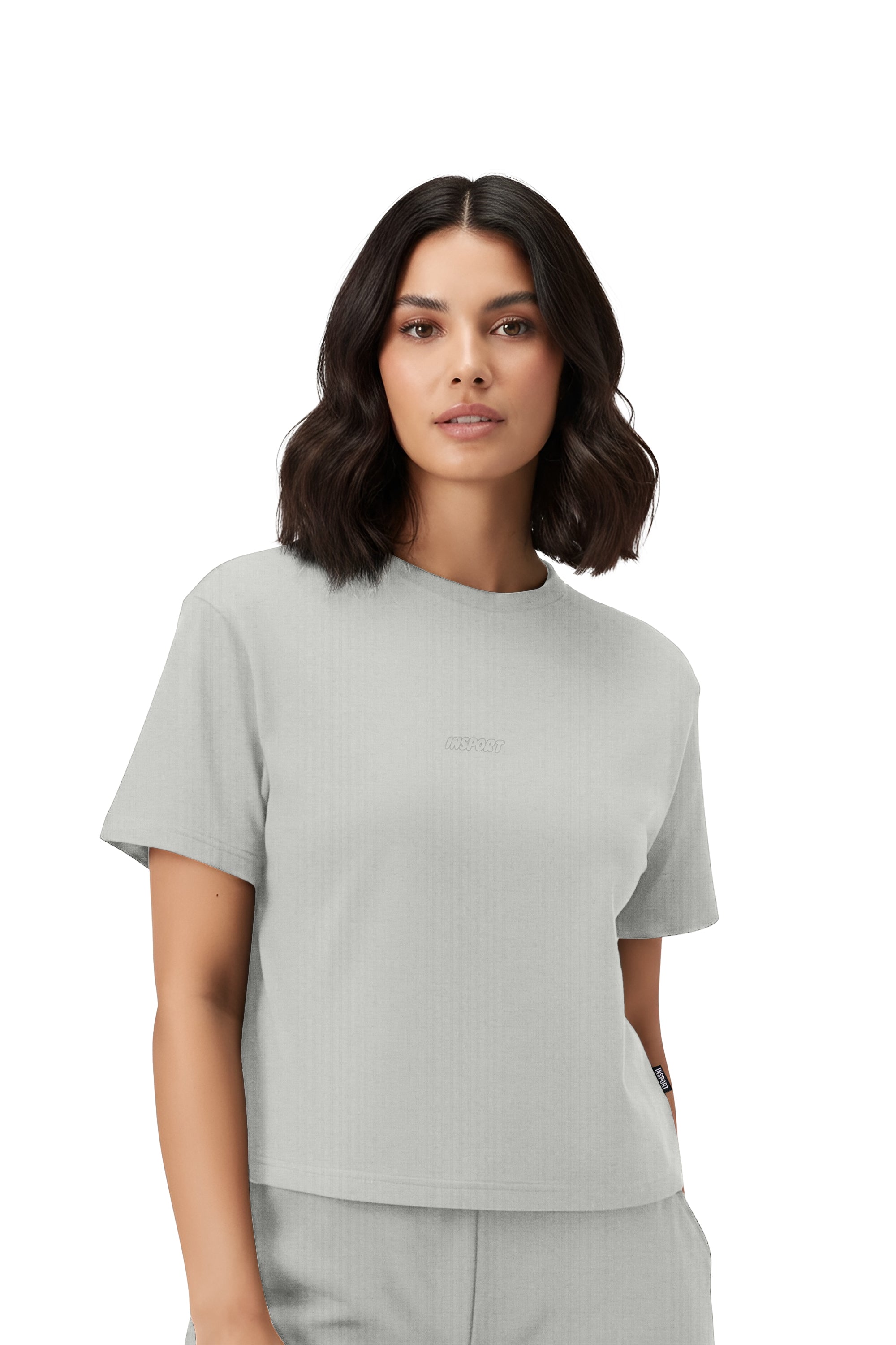 Insport Women's Remi Cropped Tee Antartica