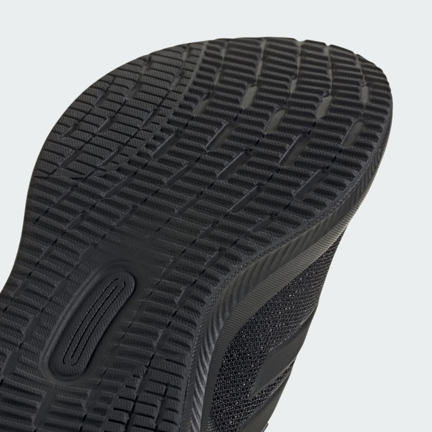 Adidas Kid's Runfalcon 5 Hook N' Loop Triple Black Running Soes