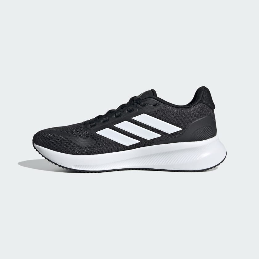 Adidas Kid's Runfalcon 5 Black/White Running Shoes