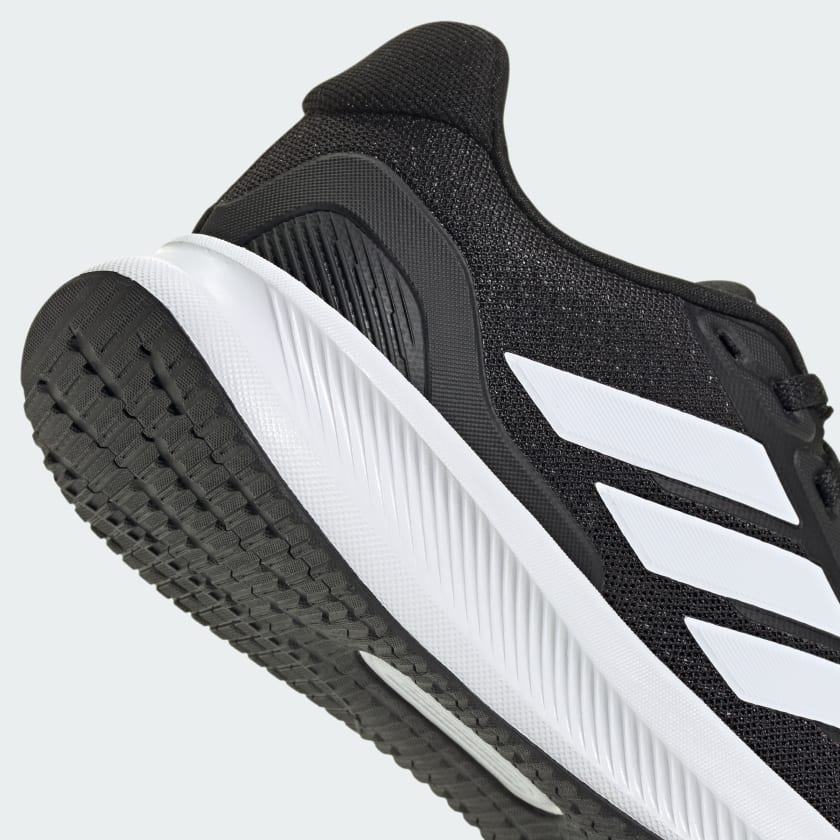Adidas Kid's Runfalcon 5 Black/White Running Shoes