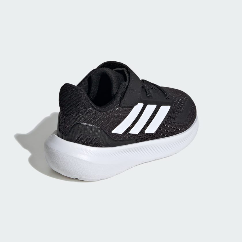 Adidas Kid's Runfalcon 5 Hook N' Loop Black/White Running Shoes