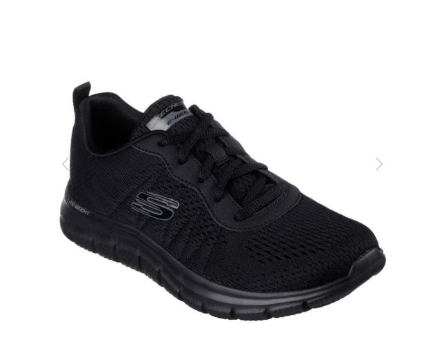 Sketchers Women's Track Staple Triple Black Walking Shoes