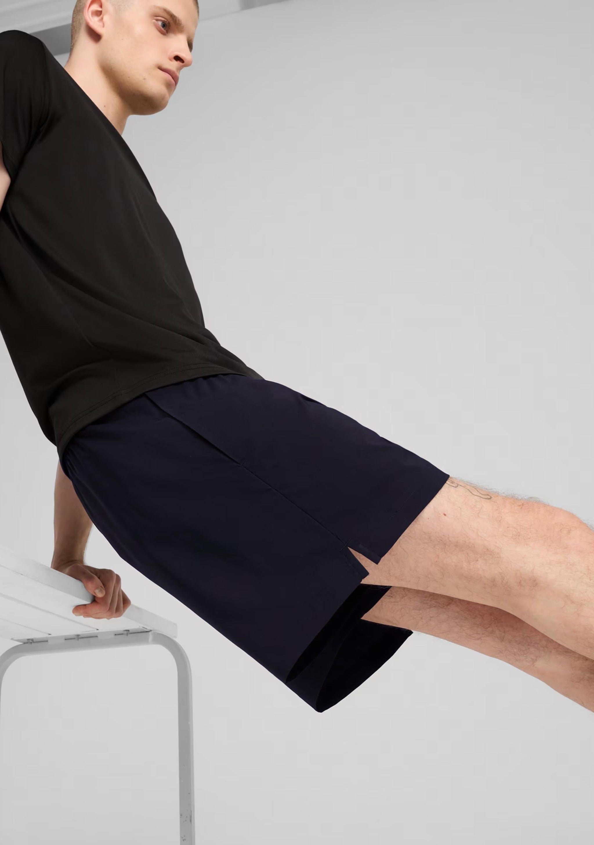 Puma Men's Tad Essentials Woven Navy Short