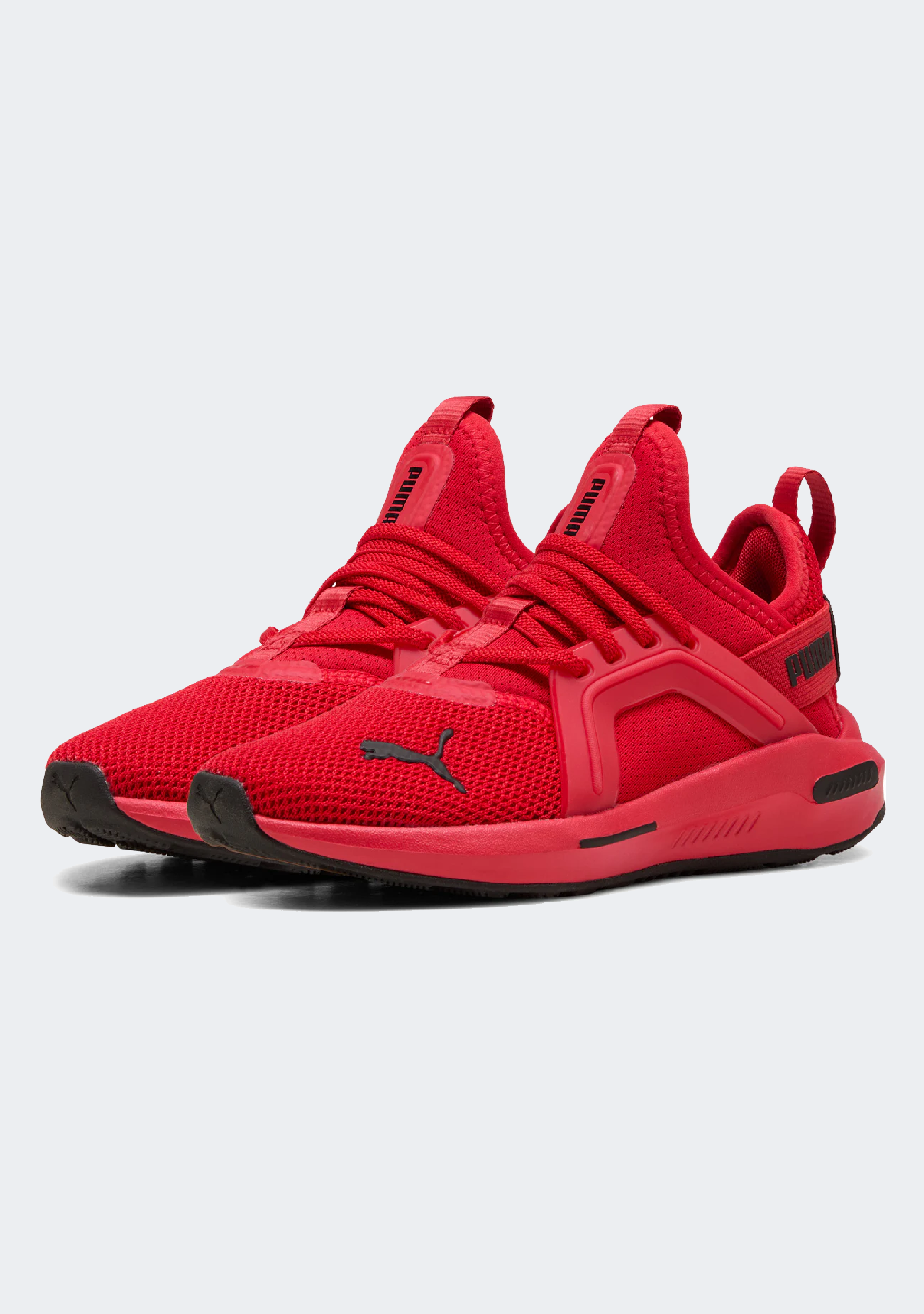 PUMA KID'S SOFTRIDE ENZO 5 RED SNEAKER SHOES