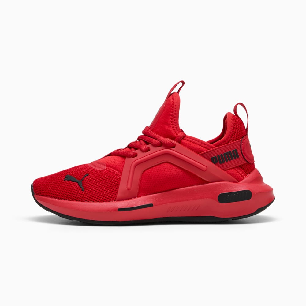 PUMA JUNIOR'S SOFTRIDE ENZO 5 RED SNEAKER SHOES