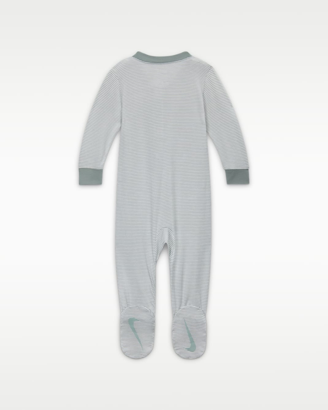 Nike Kid's Striped Coverall Green Onesie
