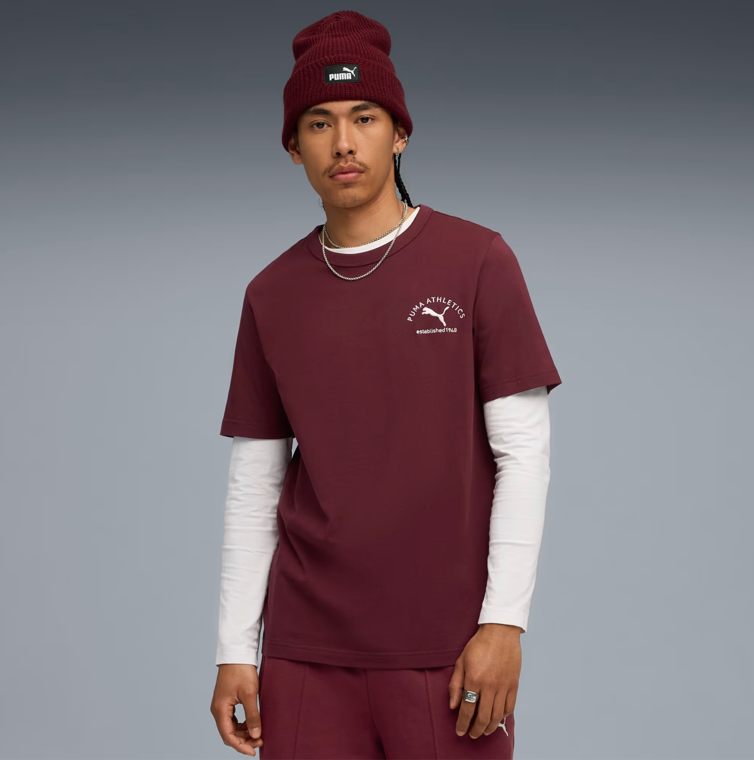 Puma Men's Class Graphic Ruby Tee