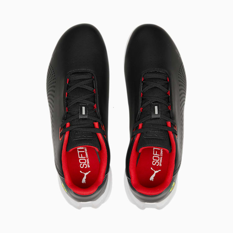 PUMA KID'S FERRARI DRIFT CAT BLACK/RED SNEAKER SHOES