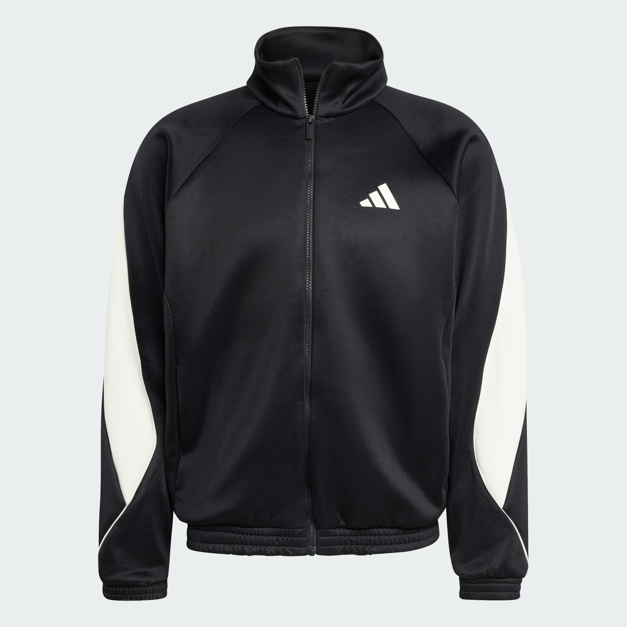 Adidas Men's Stadium Tracktop Black/White Jacket