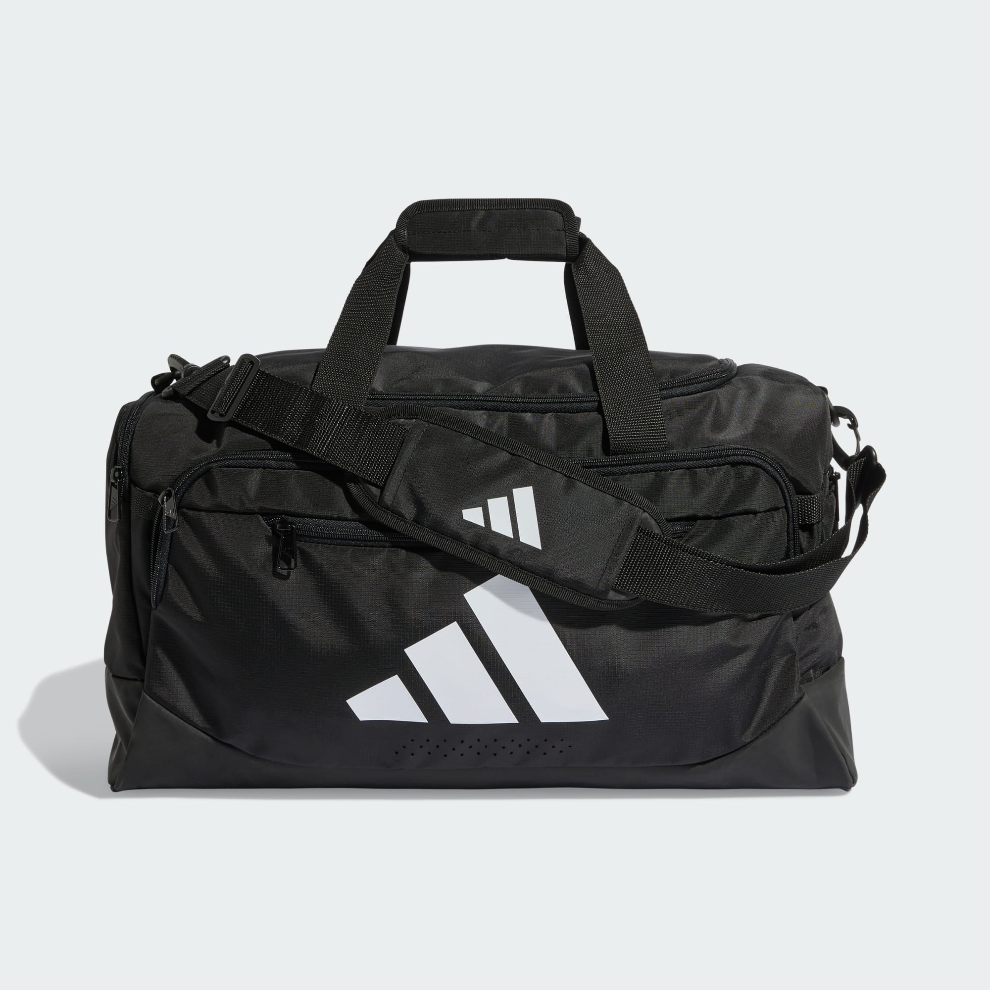 ADIDAS TRAINING DEFENDER SMALL BLACK/WHITE DUFFLE BAG