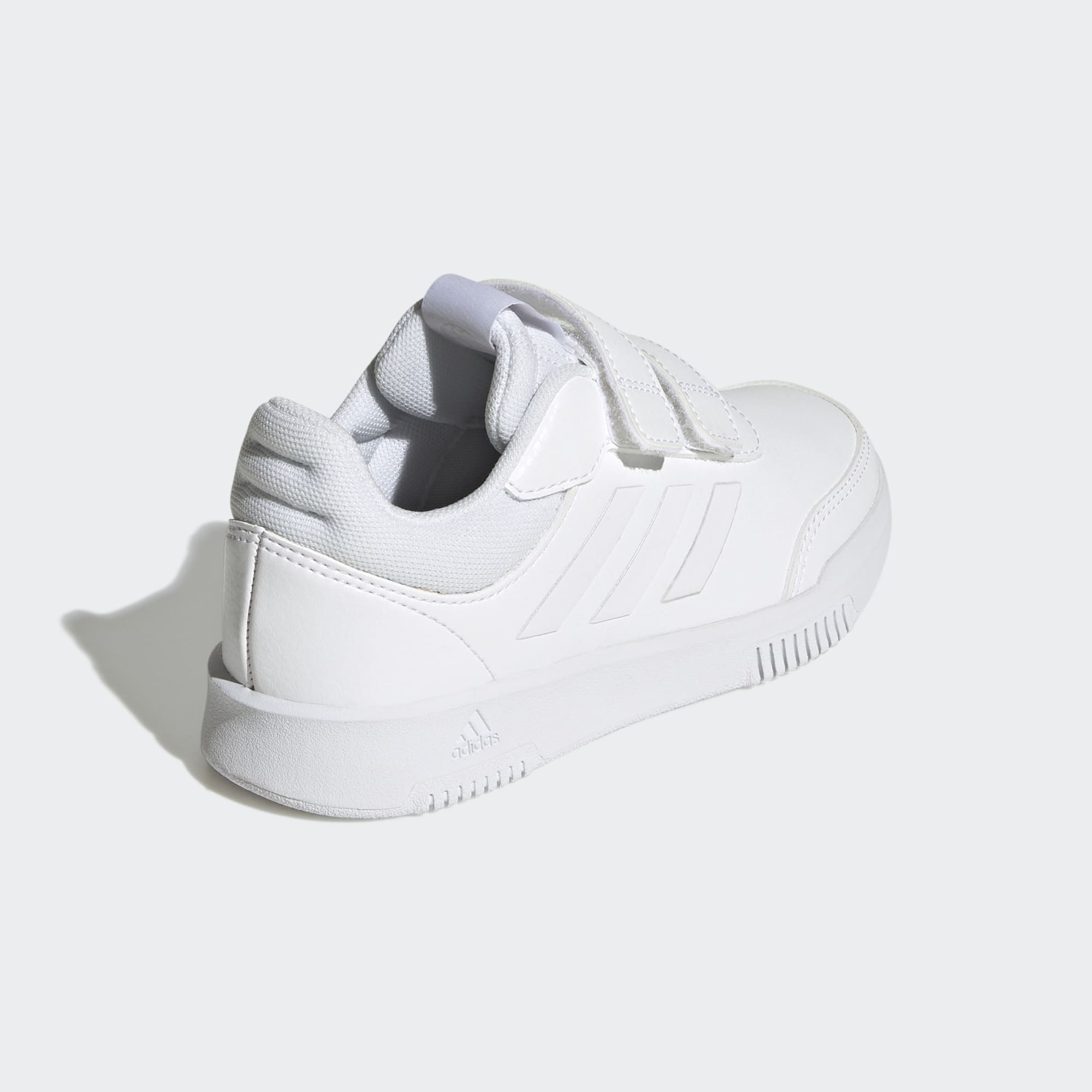 Adidas Kid's Tensaur Sport 2.0 Hook N' Loop Triple White Sneaker Shoes