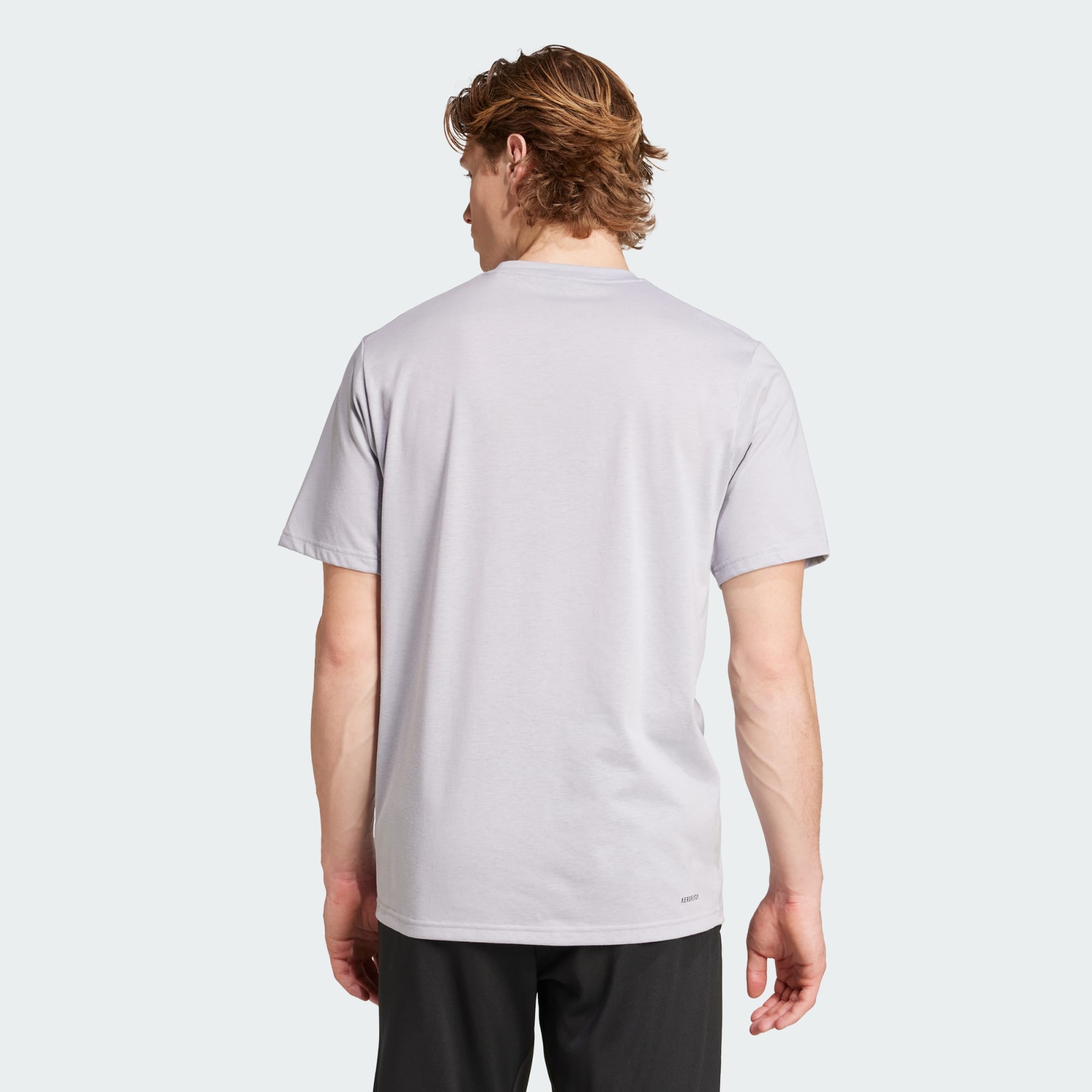 Adidas Men's Training Essentials Feelready Silver Tee
