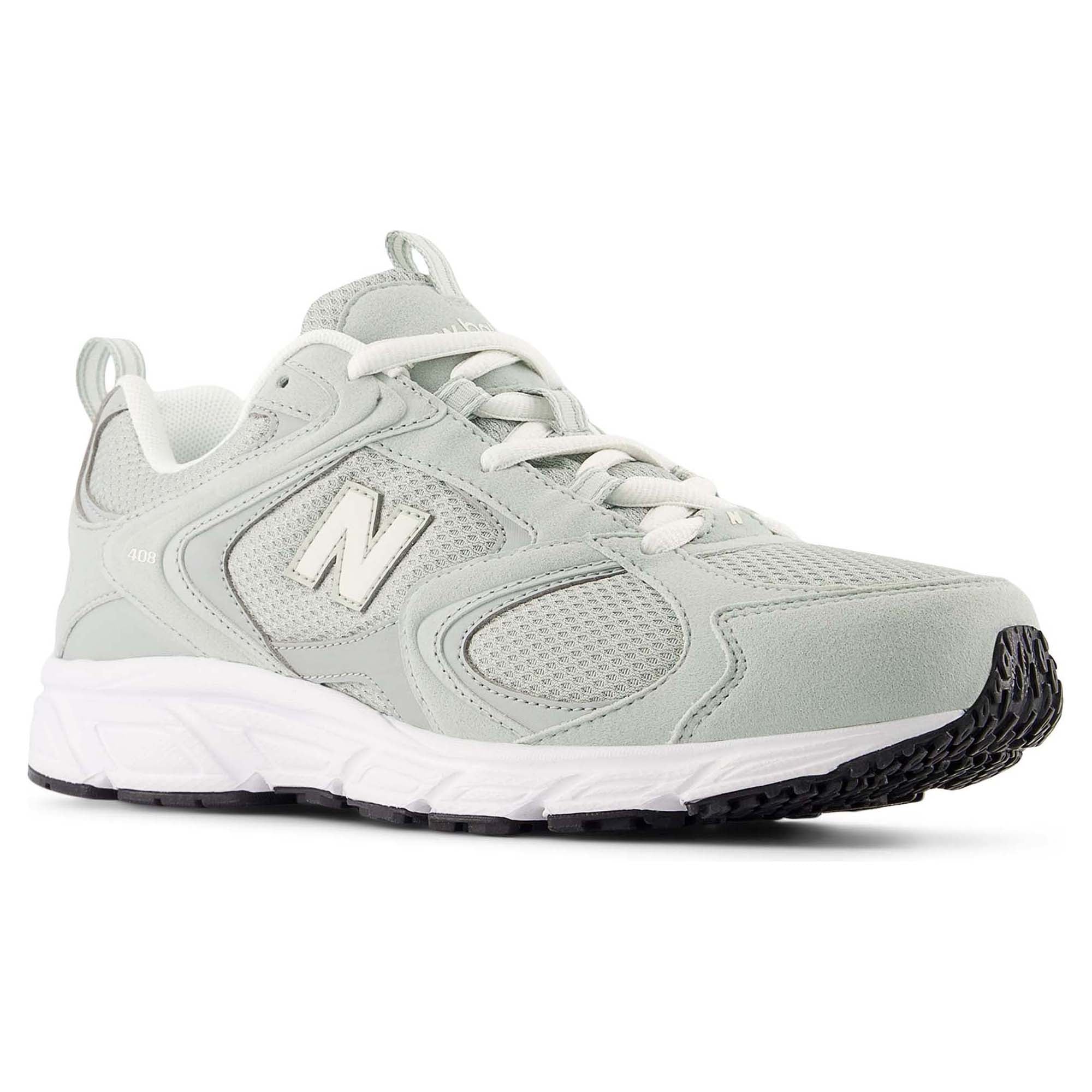 New Balance Men's 408 Grey/White Sneaker Shoes