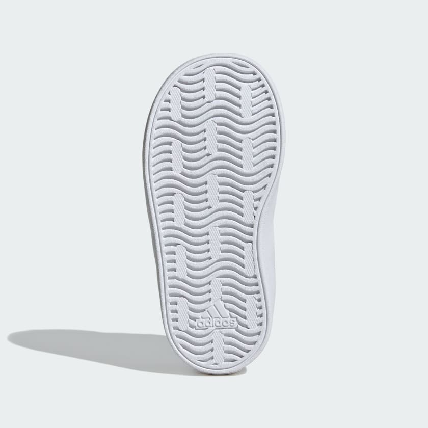 Adidas Kid's Vl Court 3.0 Black/White Sneaker Shoes