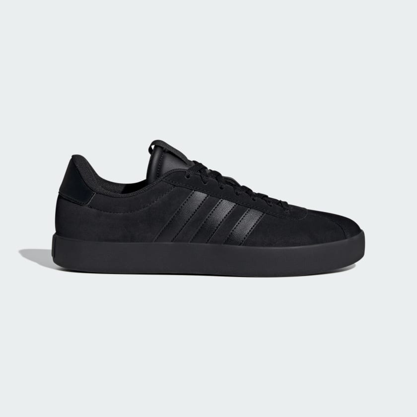 Adidas Men's Vl Court 3.0 Triple Black Sneaker Shoes