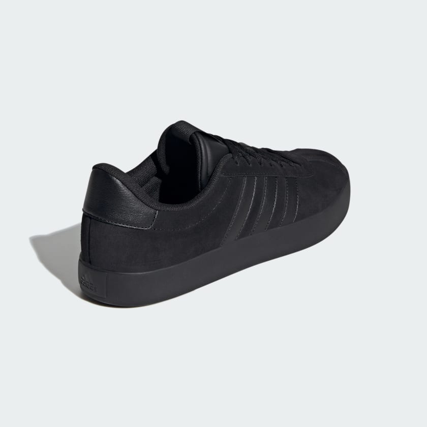 Adidas Men's Vl Court 3.0 Triple Black Sneaker Shoes