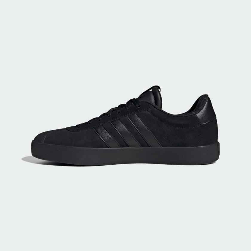 Adidas Men's Vl Court 3.0 Triple Black Sneaker Shoes