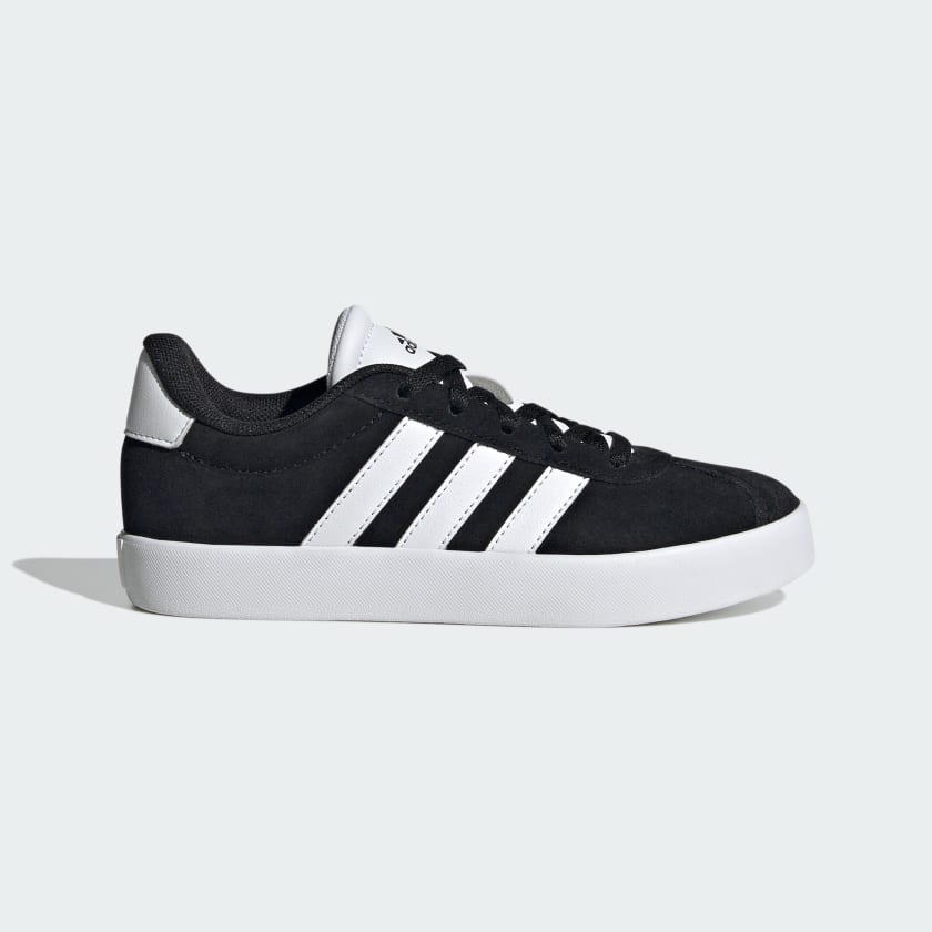 Adidas Kids Vl Court 3.0 Black/White Shoes