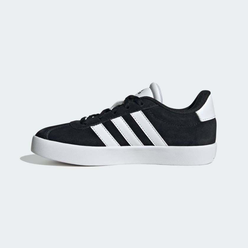 Adidas Kids Vl Court 3.0 Black/White Shoes